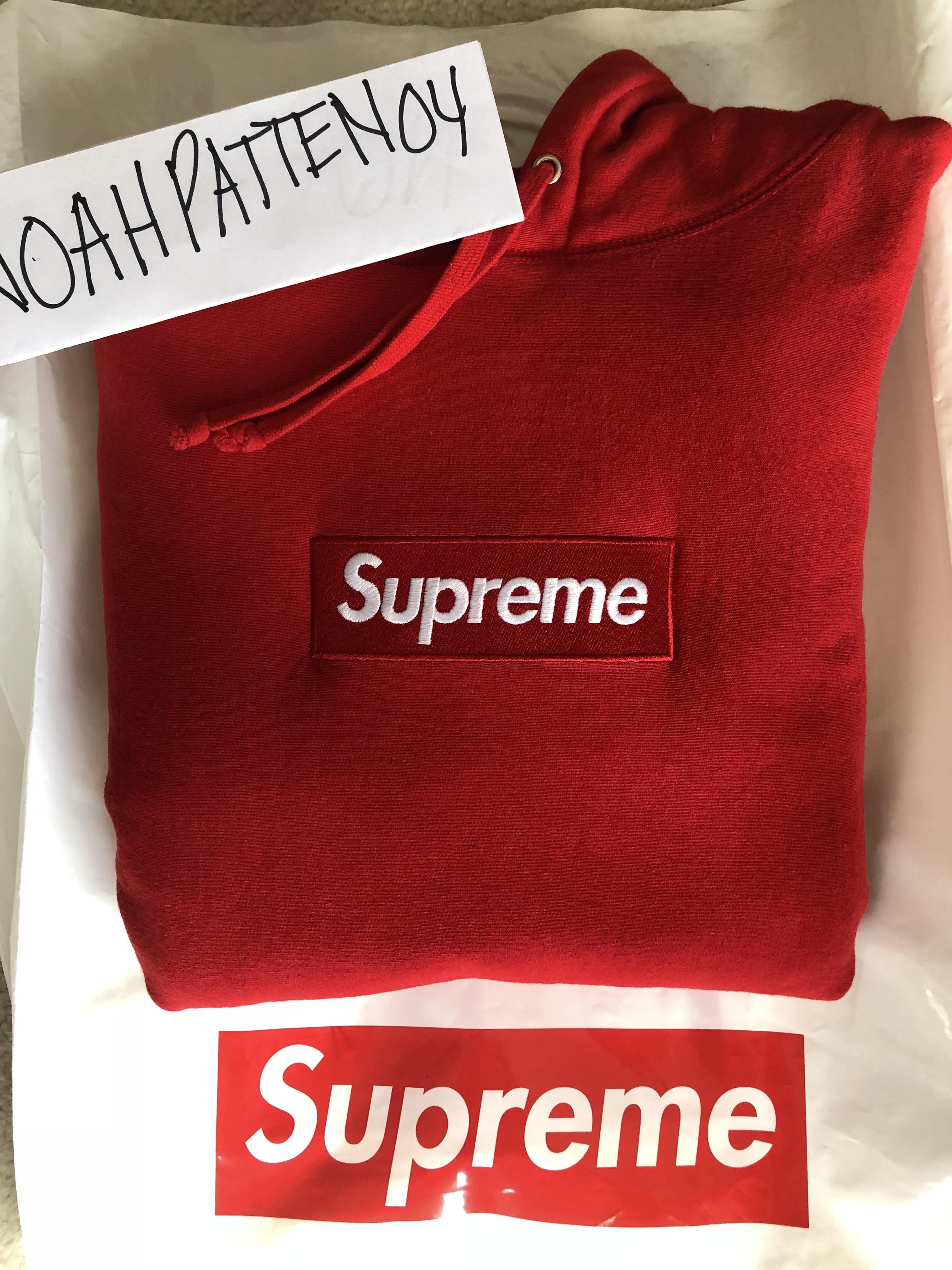 Red Welcome Logo - Supreme FW/16 Red on Red Box Logo Hoodie : supremeclothing