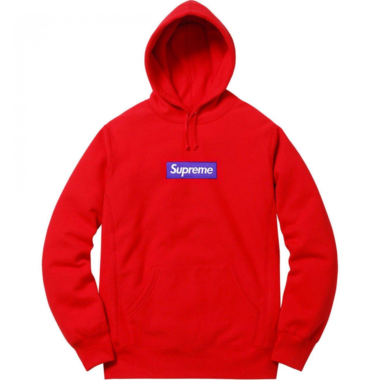 Red Box Logo - Supreme Box Logo Hooded Sweatshirt (FW17) Red
