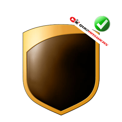 Yellow Shield Brand Logo - Brown Shield Logo - Logo Vector Online 2019