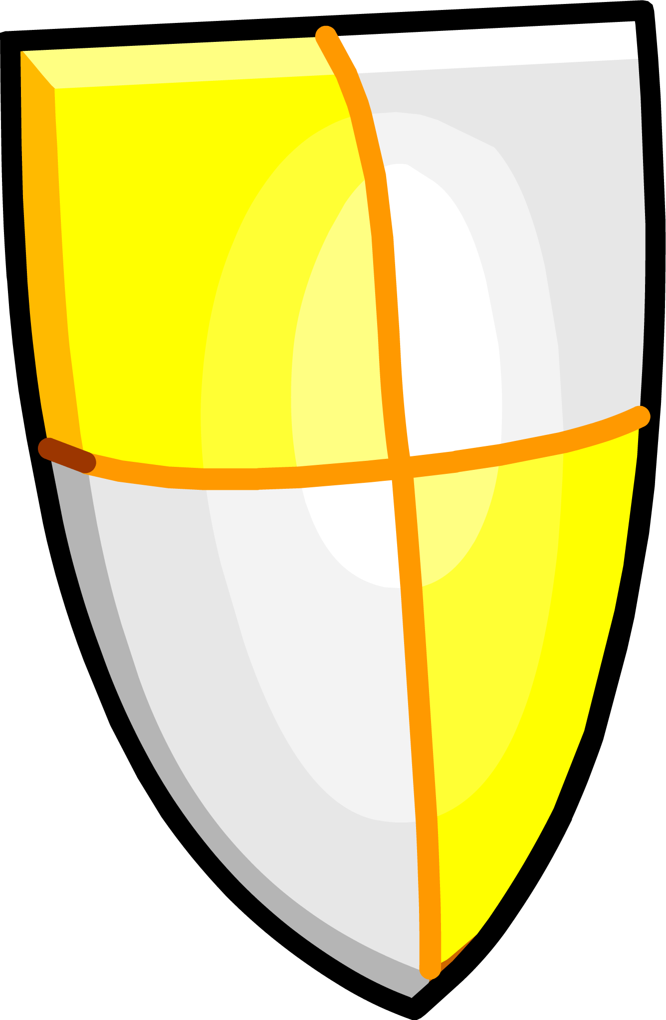 Yellow Shield Logo - Yellow Shield. Club Penguin Rewritten