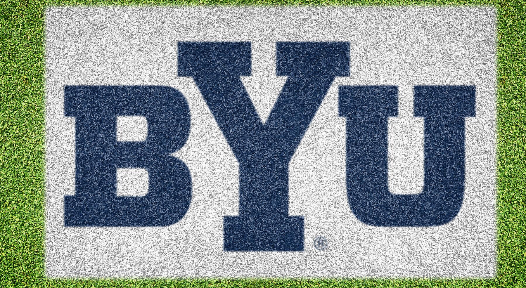 No U of U BYU Logo - Brigham Young – U-Stencil
