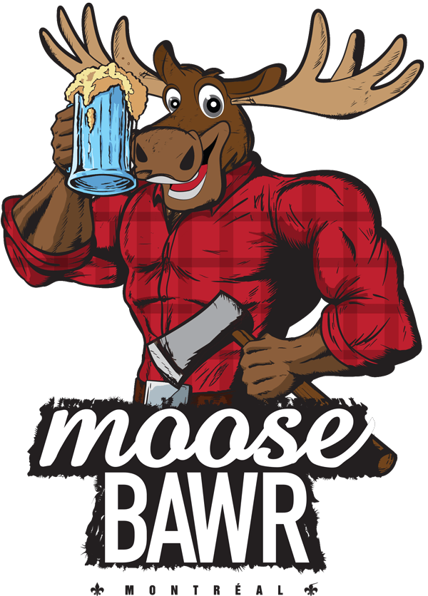 Cartoon Moose Logo - MooseBawr