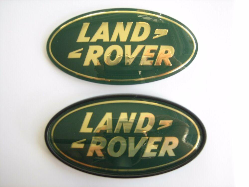What Has a Green Oval Logo - Land Rover LR3 Range Rover / Sport Tailgate / Grille Emblem Green ...