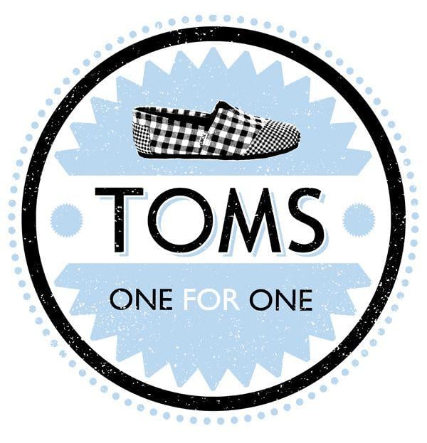 Toms Logo - TOMS Shoes T Shirt Logo Design. I Was Doing These For A Con