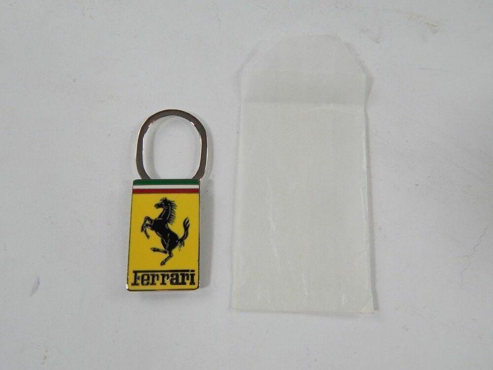 Yellow Shield Brand Logo - Ferrari Key Fob Keyring brand new yellow shield genuine original ...