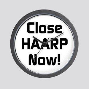 HAARP Logo - Haarp Wall Clocks
