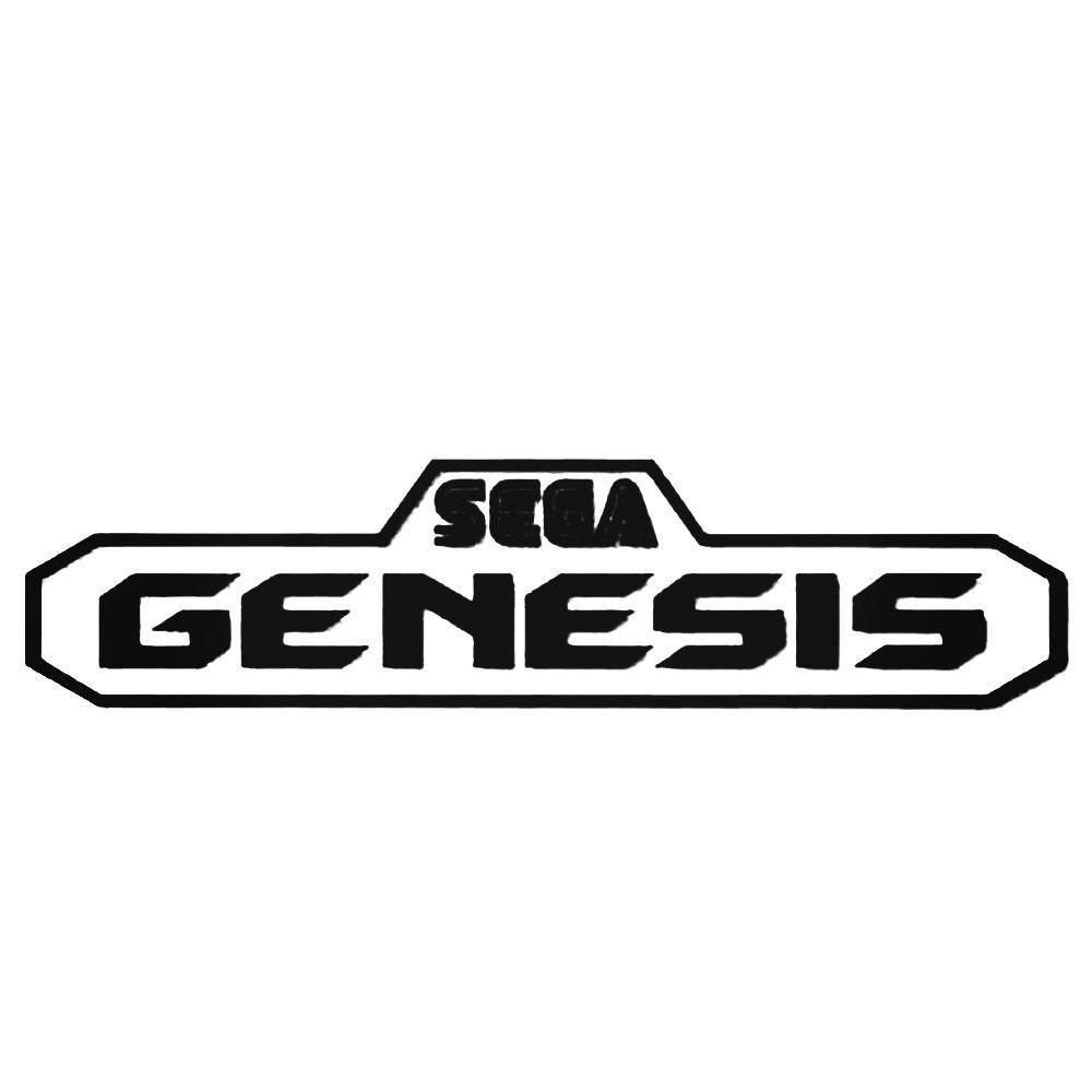 Sega Genesis Logo - Sega Genesis Logo Vinyl Decal Sticker