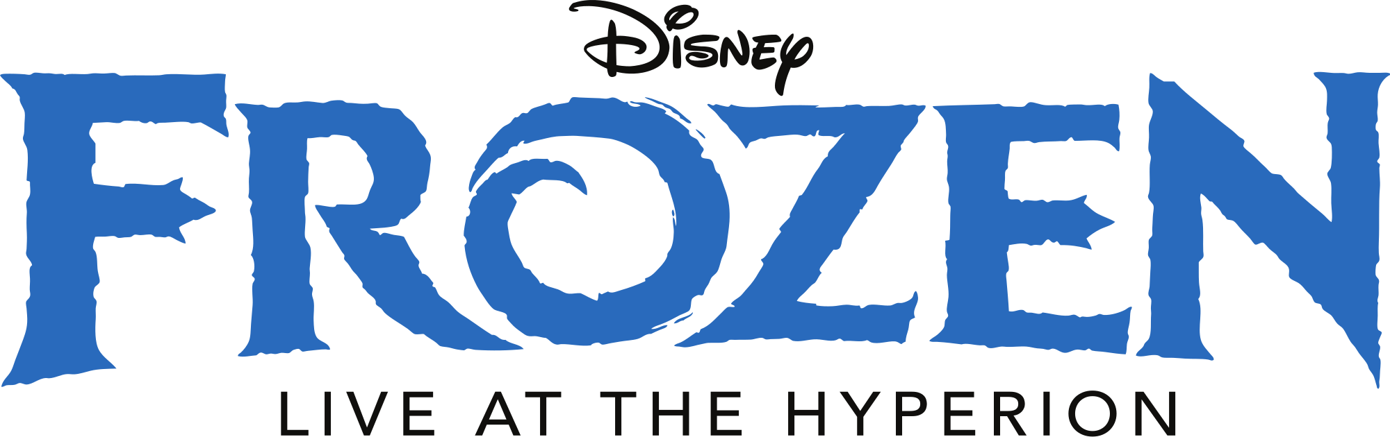 Blue Frozen Logo - File:Disney's Frozen - Live at the Hyperion (blue).svg - Wikimedia ...