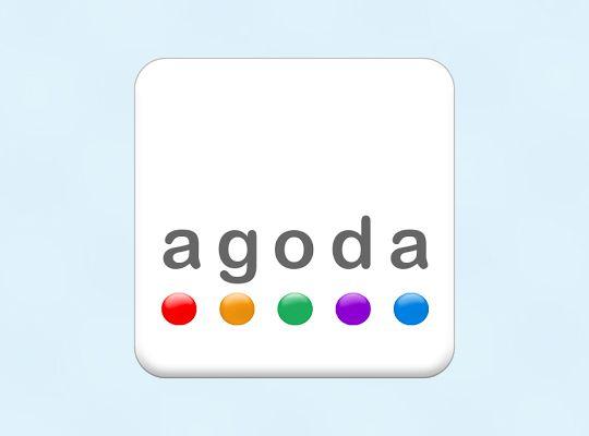 Hotel App Logo - Agoda Smarter Hotel Booking App Logo , Icon Design
