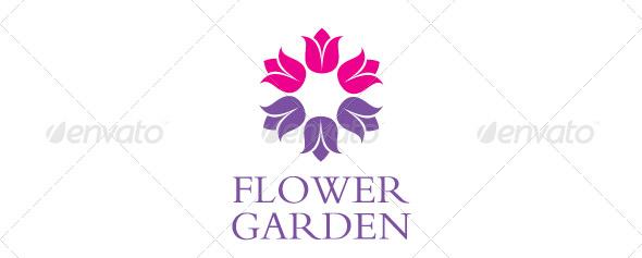 Flower Garden Logo - 13 Cool Garden Logo PSDs – Design Freebies