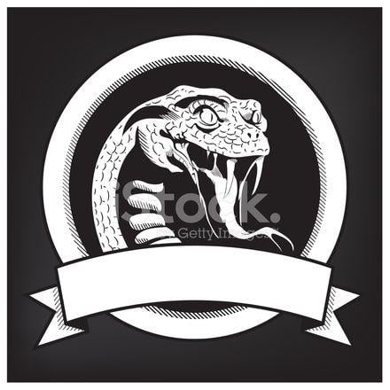 Black Snake Logo - Snake Logo Emblem Stock Vector - FreeImages.com