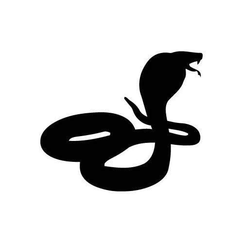 Black Snake Logo - Black Snake Cobra Decal: Amazon.com
