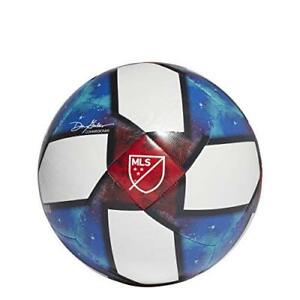 Red Ball White Cross Logo - adidas MLS Top Replique Soccer Ball White/Black/Football Blue/Active ...