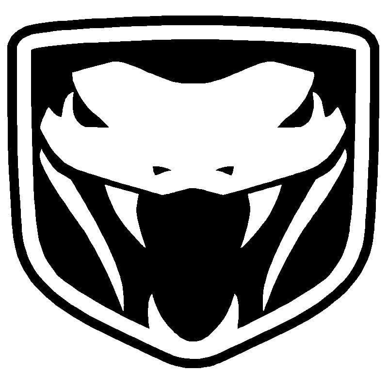 Black Snake Logo - 16cm*15.1cm Viper Snake Logo Vinyl Decals Car Window Stickers Car