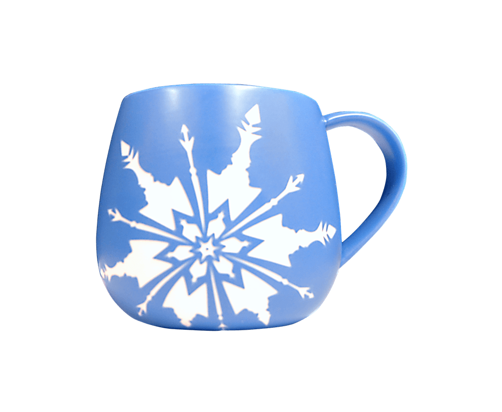 Blue Frozen Logo - Frozen the Broadway Musical Blue Logo Mug