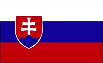 Red Flag with White Cross Logo - Flag of Slovakia | Britannica.com