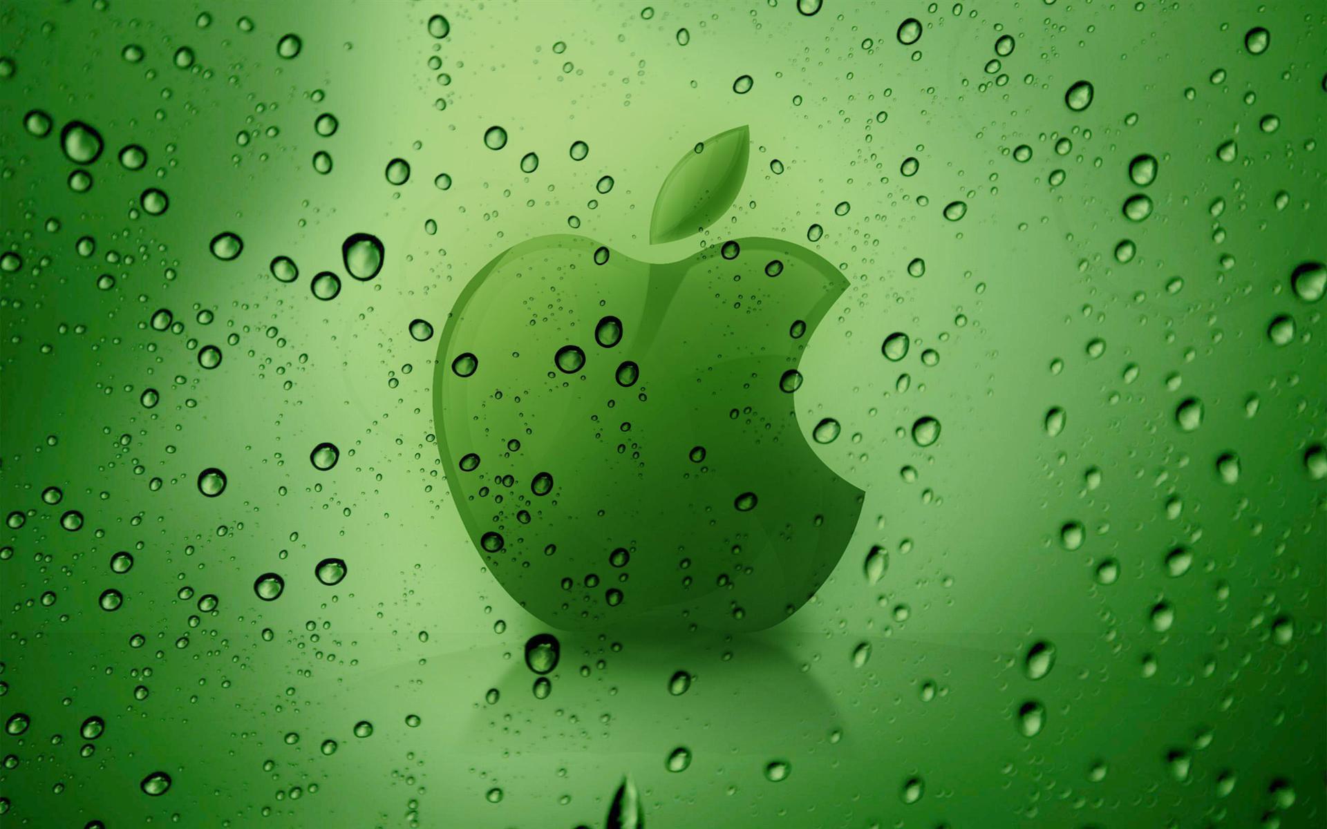 Red and Green Apple Logo - Apple Green Waters Wallpaper HD Wallpaper