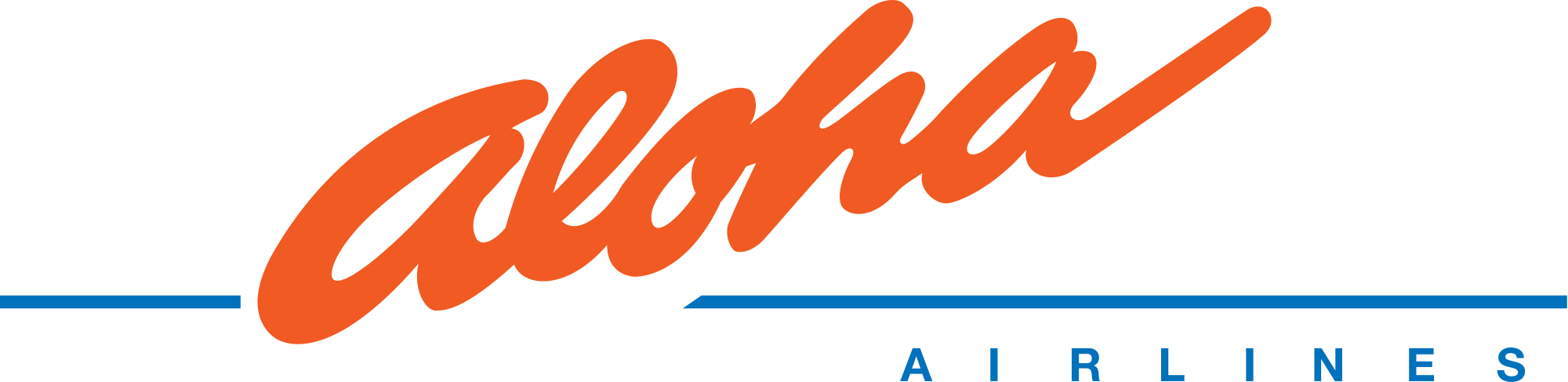 Blue Orange Red Airline Logo - File:Aloha Airlines Logo.svg - Wikimedia Commons