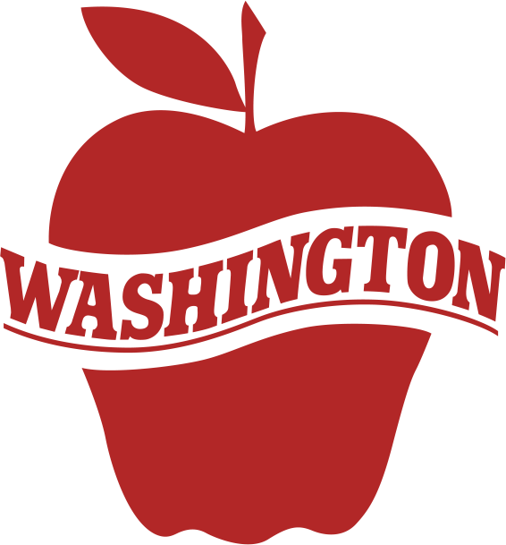 Red and Green Apple Logo - Washington Apple Commission