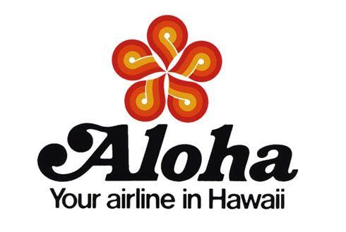 Aloha Airlines Logo - Aloha Airlines retro logo. Airlines of Hawaii and Past