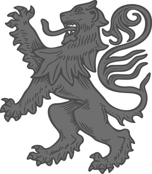 Grey Lion Logo - Grey Lion Clip Art at Clker.com - vector clip art online, royalty ...