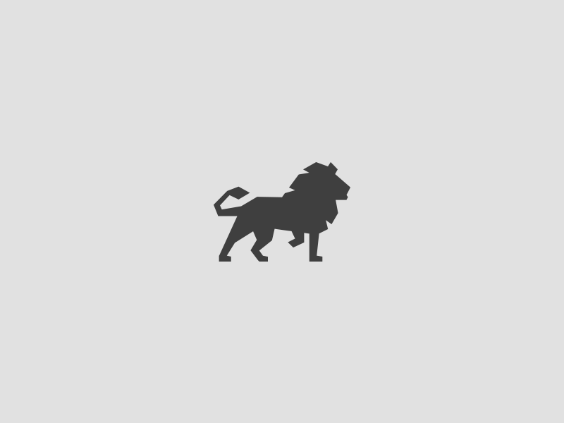 Grey Lion Logo - Lion logo icon by TIE A TIE by Aiste | Dribbble | Dribbble