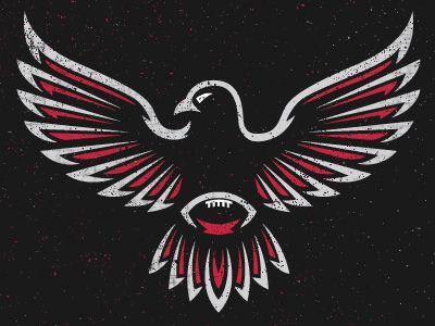 Dirty Eagle Logo - Dirty Bird | Mascot Branding And Logos | Birds, Logos, Sports logo