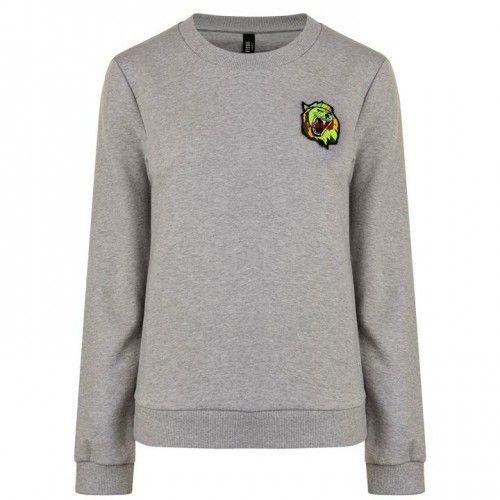 Grey Lion Logo - VERSUS VERSACE Lion Logo Sweatshirt Grey Women's Sweatshirts Product ...