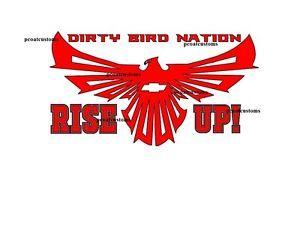 Dirty Eagle Logo - Atlanta Falcons Dirty Birds Rise Up Vinyl Decal-Chevy,Honda,Toyota ...