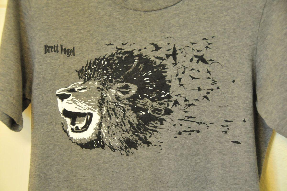 Grey Lion Logo - Lion Logo - Grey Men's T-Shirt | Brett Vogel