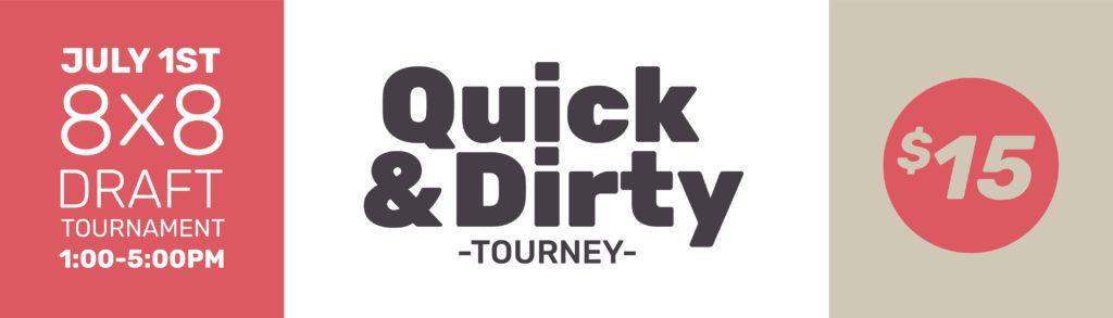 Dirty Eagle Logo - Quick and Dirty Tourney on July 1st