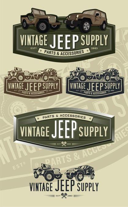 Old Willys Logo - Vintage Jeep Supply needs a new logo by Sign²in | Christmas ...