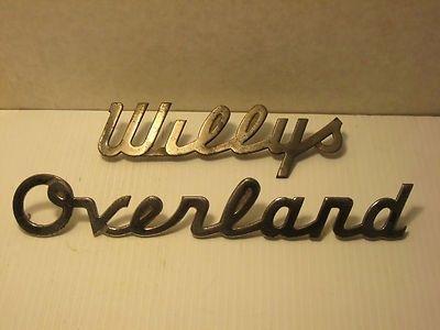 Old Willys Logo - Old Willys Overland Script Logo Emblem | #457045747
