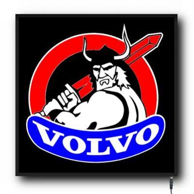 Volvo Truck Logo - Truck Cab VOLVO Interior 24v LED LOGO Illuminating Light 50cm x 50cm ...