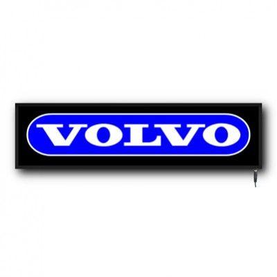 Volvo Truck Logo - Truck Cab VOLVO Interior 24v LED LOGO Illuminating Light 75cm x 20cm ...