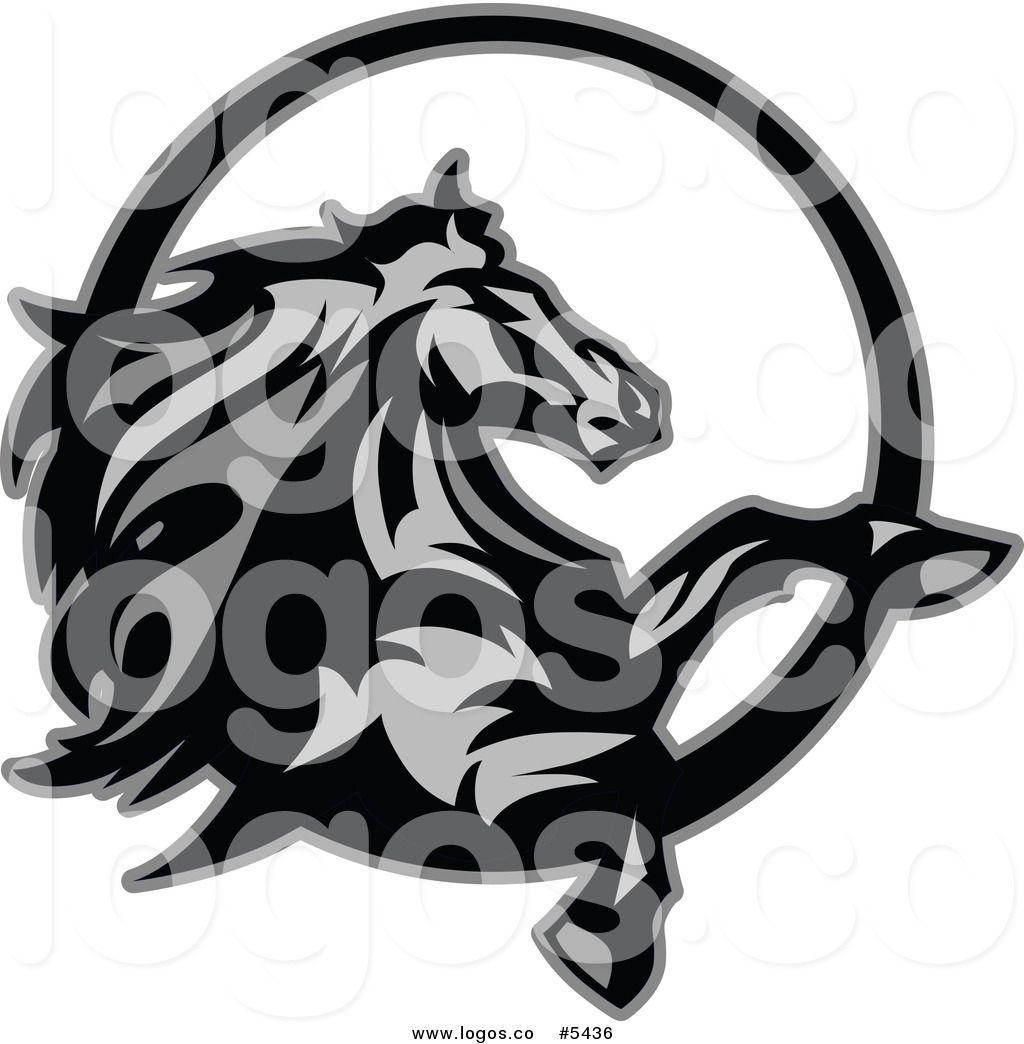 Black and White Horse Circle Logo - Best Image of White Horse Circle Logo with White Circle