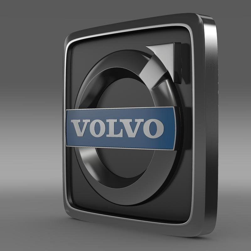 Volvo Truck Logo - Volvo truck logo 3D Model in Parts of auto 3DExport