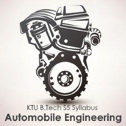 Auto Engineering Logo - KTU B.Tech S5 Syllabus Automobile Engineering [AU] [PDF Download]
