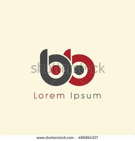 Lowercase B Logo - bb initial letter linked lowercase logo. b and b vector template ...