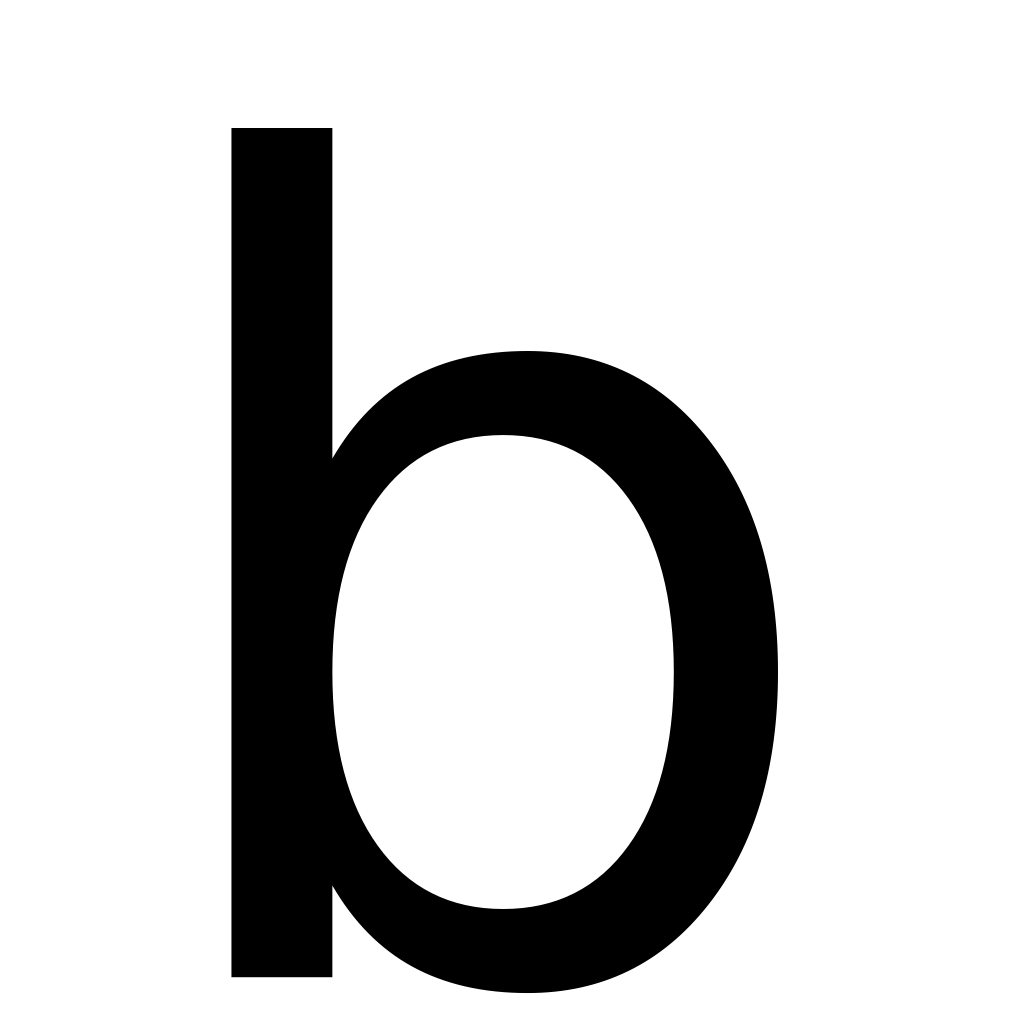 Lowercase B Logo - LogoDix