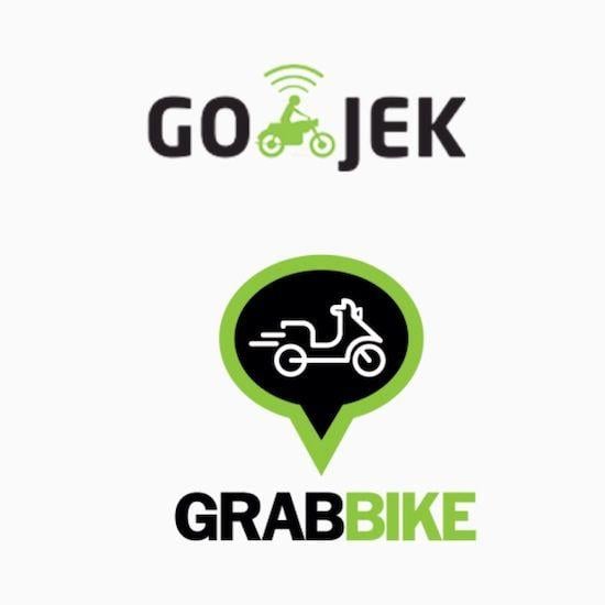 Grab Bike Logo - Gojek or Grabbike? – inspiringicecream