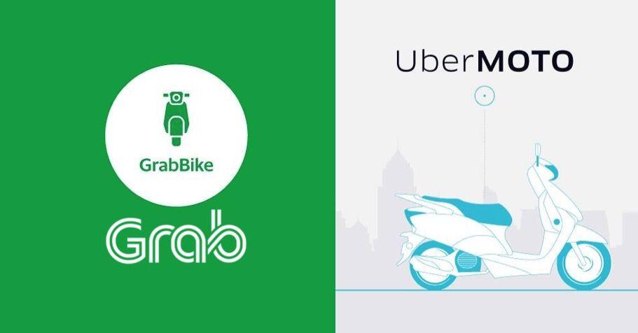 Grab Bike Logo - GrabBike vs UberMoto ตลาดแอพเรียกมอเตอร์ไซค์ระอุ เทียบใครเจ๋งกว่ากัน