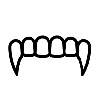 Vampire Fangs Logo - Vampire-fangs icons | Noun Project