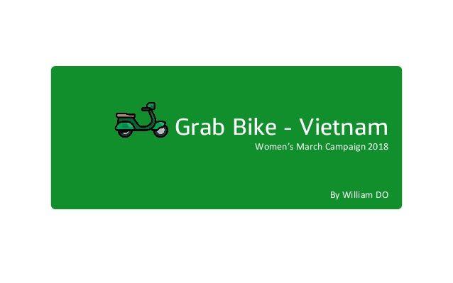 Grab Bike Logo - Women's March Campaign - Grab Bike [Grab Vietnam]