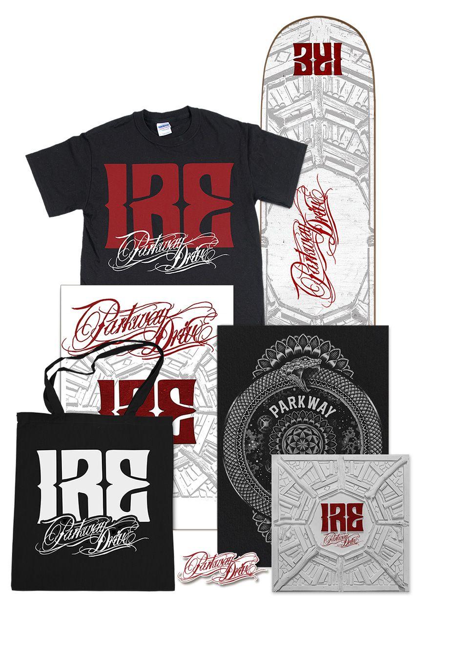 Parkway Drive Ire Logo - Parkway Drive Logo Deluxe Special Pack Shirt, Vinyl