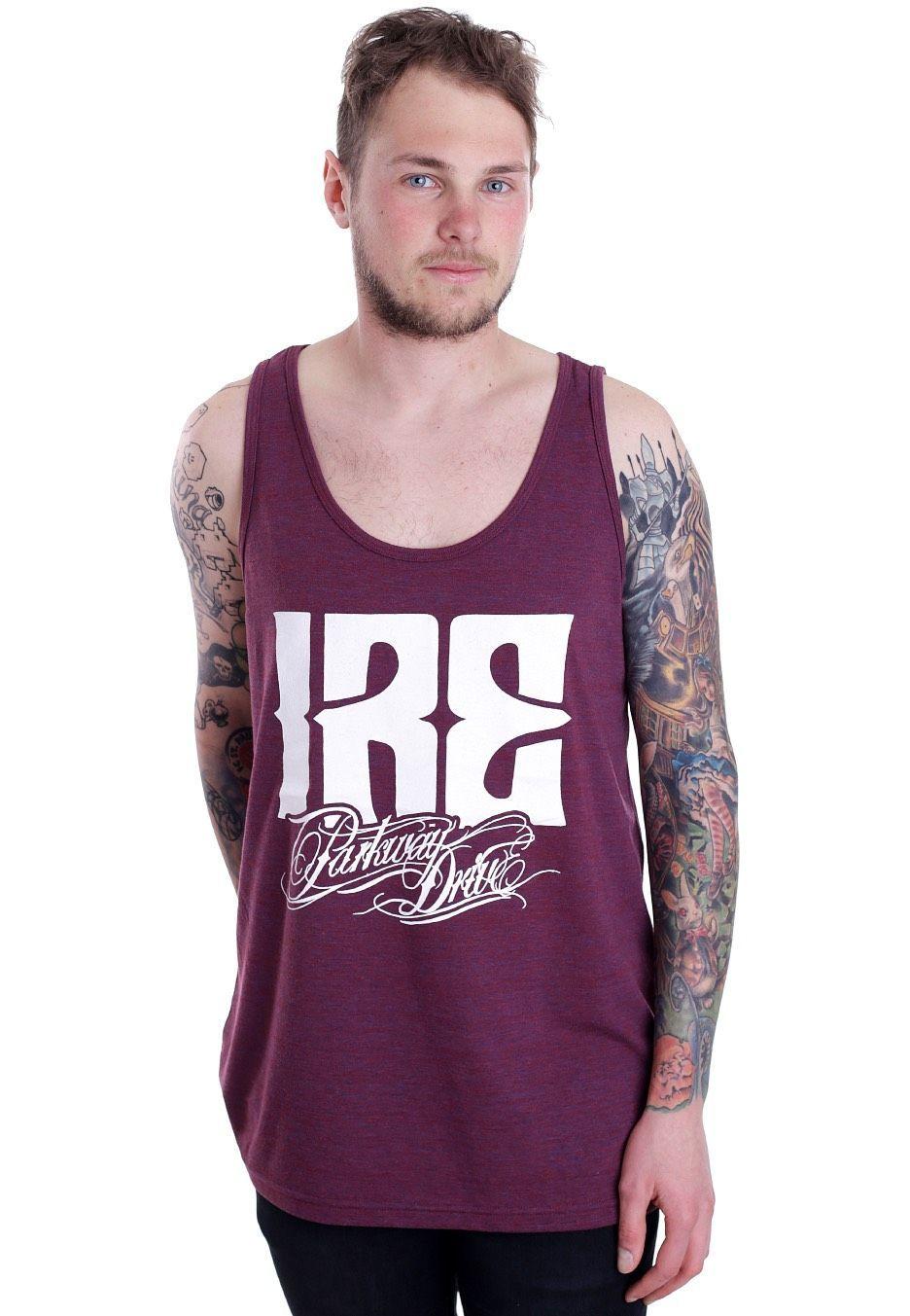 Parkway Drive Ire Logo - Parkway Drive - Ire Logo Tri Cranberry - Tank - Official Metalcore ...