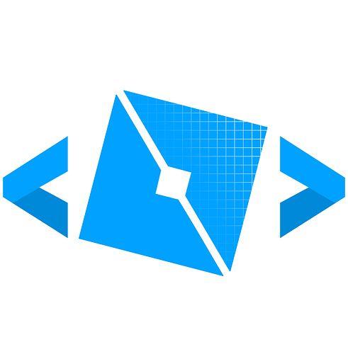 Blue Roblox Logo Logodix - pastel blue roblox logo