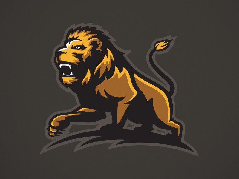 In Full Body Lion Logo - Lion Mascot by Daren Guillory | Dribbble | Dribbble