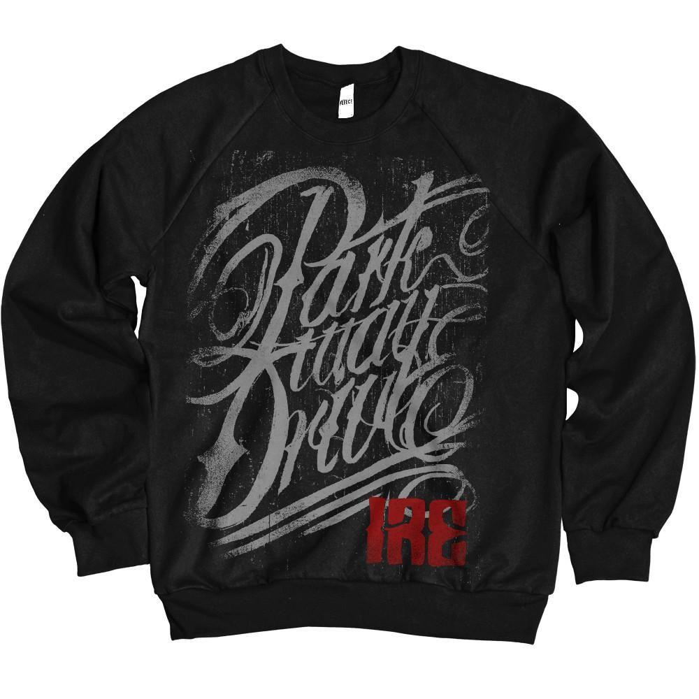 Parkway Drive Ire Logo - Ire Logo Black Crew-neck Sweatshirt – Parkway Drive PTY LTD Merch