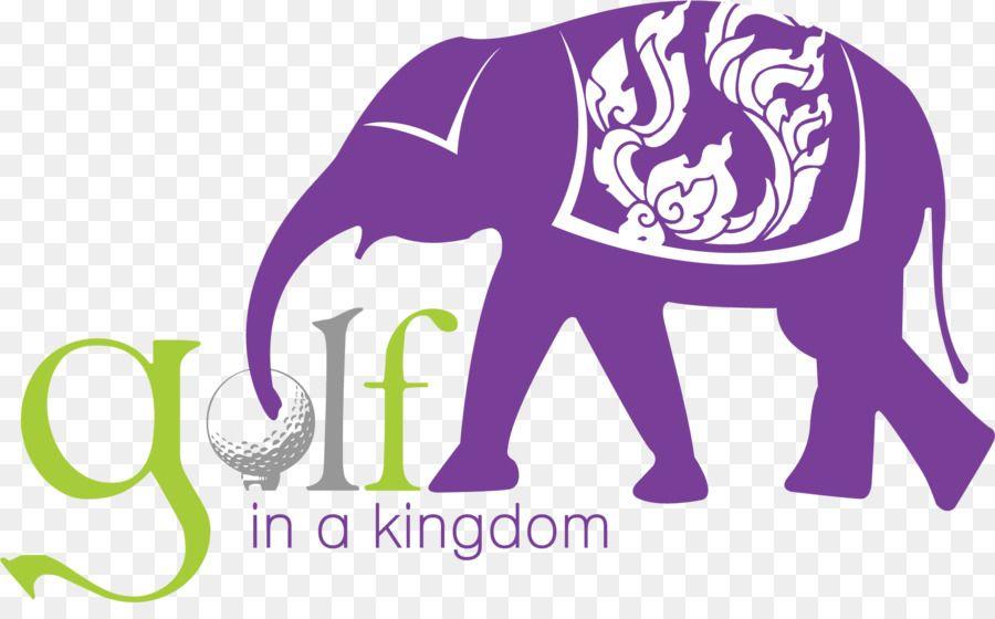 Elephant and World Logo - African elephant Indian elephant World Masters Golf Elephantidae
